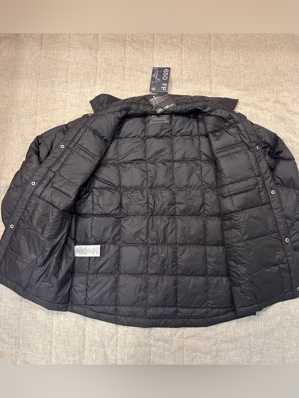 NWT Eddie Bauer Men’s CirrusLite 650 Feather Down Jacket Men's Size XL Packable - Picture 5 of 9
